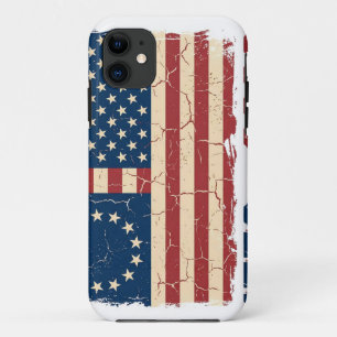 Capa Para iPhone 11 Retro Betsy Ross e Bandeira de 50 Estrelas 2026 Se
