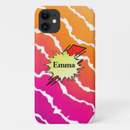 Capa Para iPhone 11 Retro bubble color comic