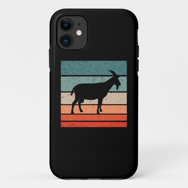 Capa Para iPhone 11 Retro de Cabra (Verso)