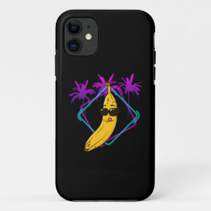 Capa Para iPhone 11 retro legal do partido banana
