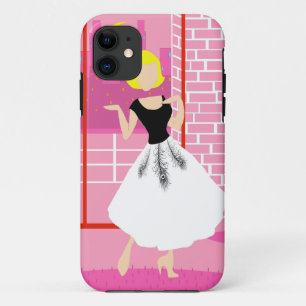 Capa Para iPhone 11 Retro no gabinete do iPhone 5/5S rosa