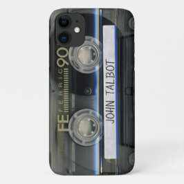 Capa Para iPhone 11 Retro T1 Mistura de fita de áudio Nome do cassete