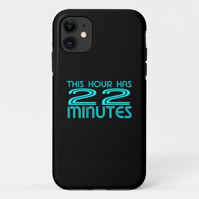Capa Para iPhone 11 Retroativo - 22 Minutos (Verso)