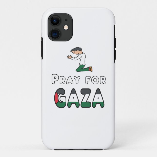 Capa Para iPhone 11 Reze Por Gaza (Verso)