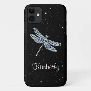 Capa Para iPhone 11 Rhinestones Classic Monogramas Nature Bling