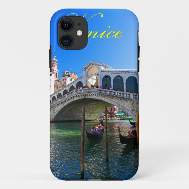 Capa Para iPhone 11 Rialto Bridge Veneza - Foto Pro (Verso)
