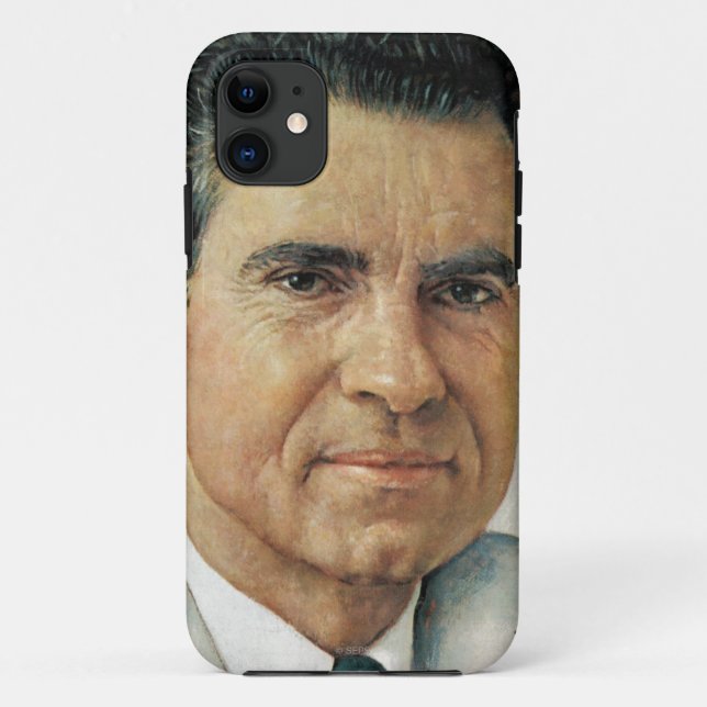 Capa Para iPhone 11 Richard Milhouse Nixon (Verso)