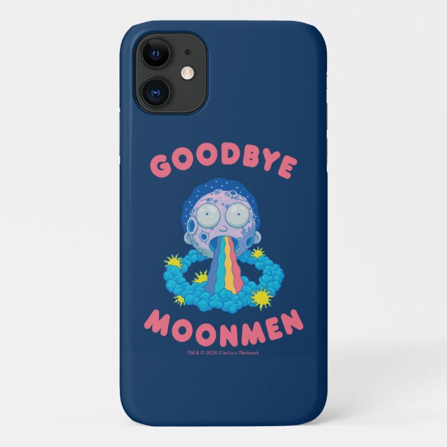 Capa Para iPhone 11 RICK E MORTY™| Adeus, Moonmen (Verso)