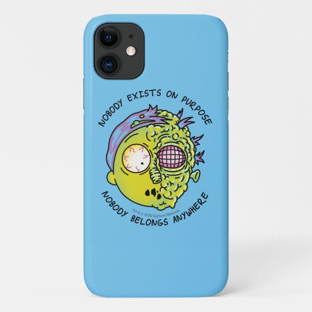 Capa Para iPhone 11 RICK E MORTY™| Citação Estilizada De Mosca (Verso)