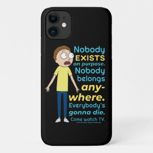 Capa Para iPhone 11 RICK E MORTY™ Ninguém Existe Com Finalidade