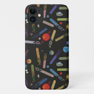 Capa Para iPhone 11 RICK E MORTY™ Padrão de Cometa Espacial Extern