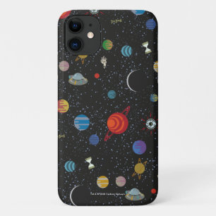 Capa Para iPhone 11 RICK E MORTY™  Padrão espacial