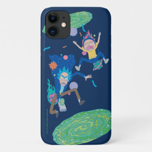 Capa Para iPhone 11 RICK E MORTY™ Salto de Portal Infectado