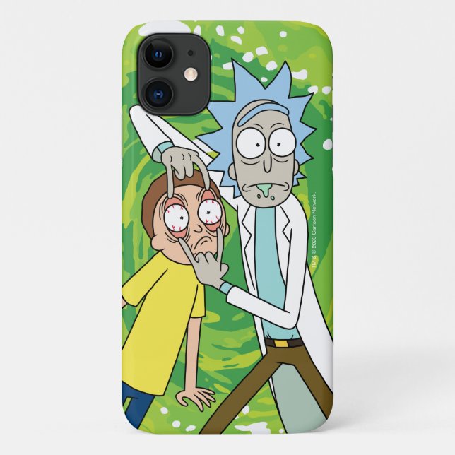 Capa Para iPhone 11 RICK E MORTY™| Veja Isso (Verso)