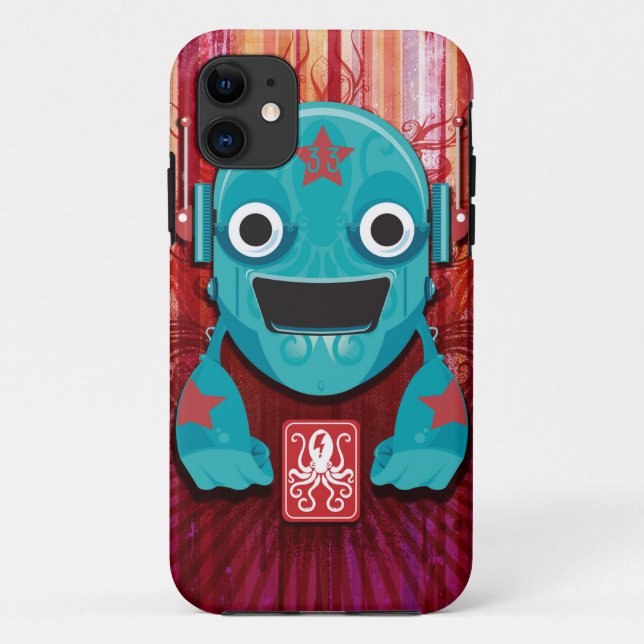 Capa Para iPhone 11 Robô: Encaixota 5s (Verso)