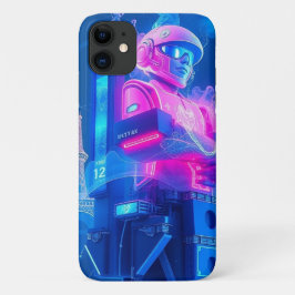 Capa Para iPhone 11 Robo Neon Graphic - Mobile