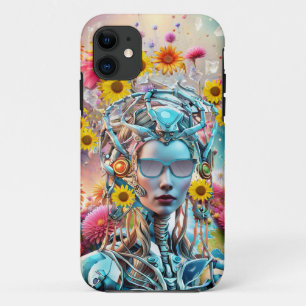 Capa Para iPhone 11 Robô orgânico