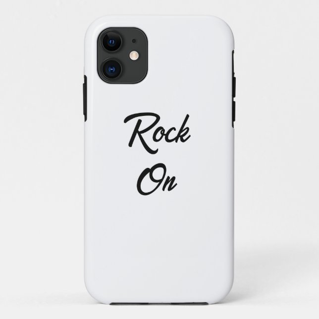 Capa Para iPhone 11 Rock On (Verso)