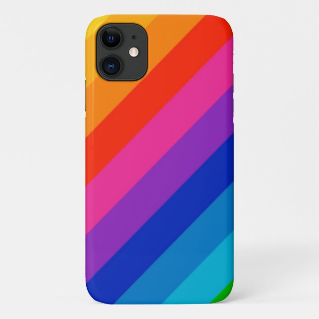 Capa Para iPhone 11 Roda Colorida (Verso)