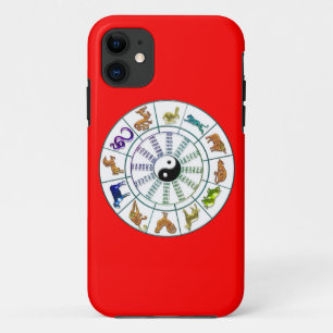 Capa Para iPhone 11 Roda Zodíaca Chinesa Sortuda, Astrologia Chinesa