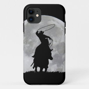 Capa Para iPhone 11 Rodeio de Cowboy e Cavalo