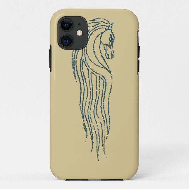 Capa Para iPhone 11 Rohan Kings Hall Banner (Verso)
