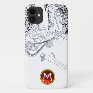 CAPA PARA iPhone 11 ROMANCE/ROMÂNTICOS AMANTES VERMELHOS BRANCOS NEGRO