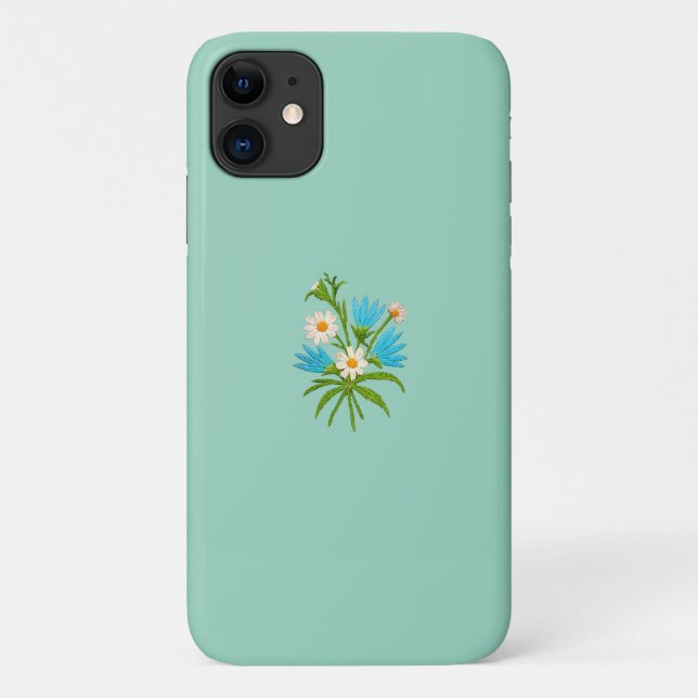Capa Para iPhone 11 Romantic Floral – Botanical Fantasy Bouquet (Verso)