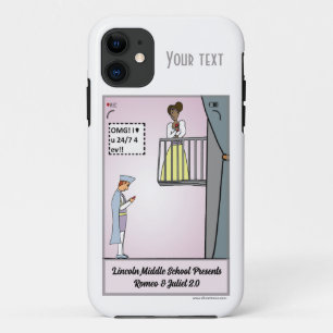 Capa Para iPhone 11 Romeu e Julieta 2.0 Branco