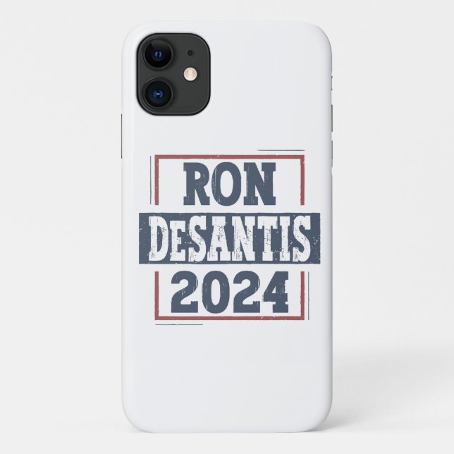 Capa Para iPhone 11 Ron DeSantis 2024 (Verso)