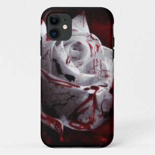 Capa Para iPhone 11 Rosa branco sangrento