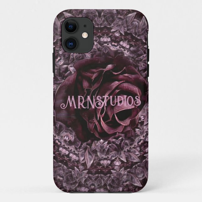 Capa Para iPhone 11 Rosa Mandala (Verso)