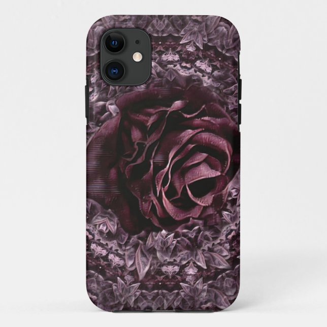 Capa Para iPhone 11 Rosa Mandala (Verso)
