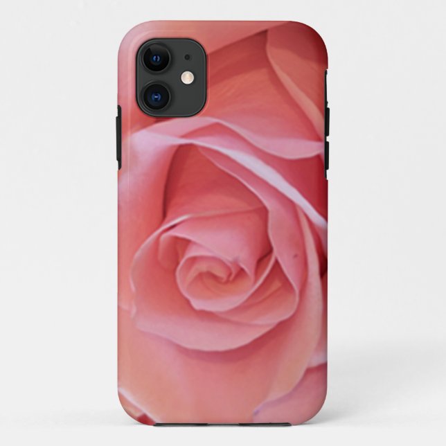 Capa Para iPhone 11 Rosa Rosa Rosa (Verso)