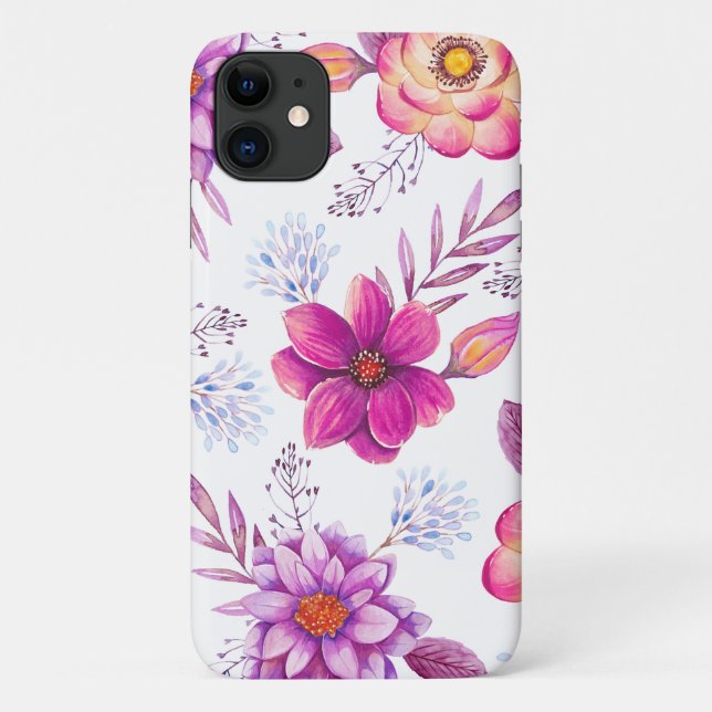 Capa Para iPhone 11 Rosa violeta (Verso)