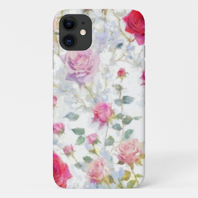 Capa Para iPhone 11 Rosas (Verso)