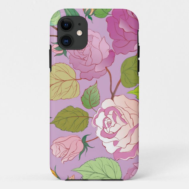 Capa Para iPhone 11 Rosas 18 (Verso)