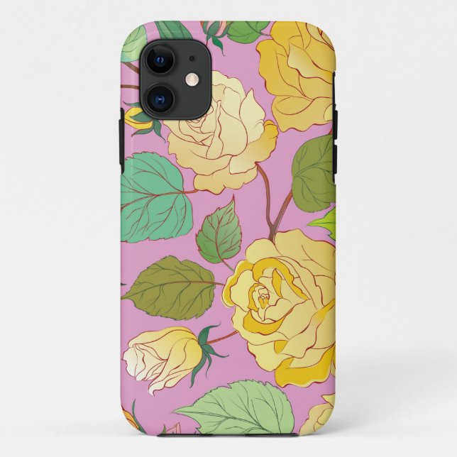 CAPA PARA iPhone 11 ROSAS 6 (Verso)