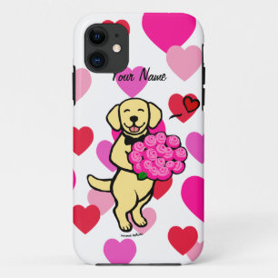 Capa Para iPhone 11 Rosas amarelos personalizados dos desenhos