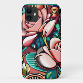 Capa Para iPhone 11 Rosas duplos: um arranjo flexível espetacular