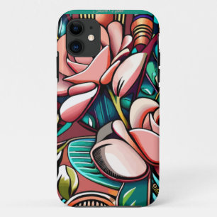 Capa Para iPhone 11 Rosas duplos: um arranjo flexível espetacular