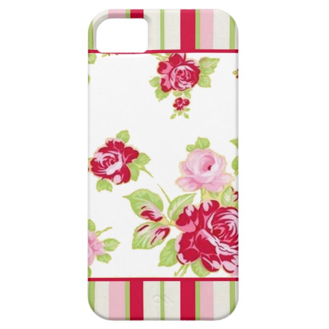 Capa Para iPhone 11 Rosas e faixas (Traseira)