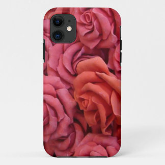 Capa Para iPhone 11 Rosas rosa