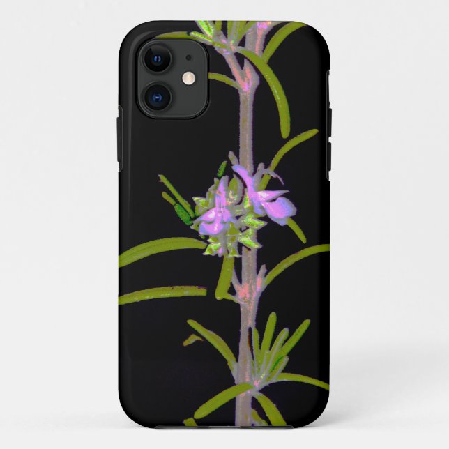 Capa Para iPhone 11 Rosemary in Bloom (Verso)