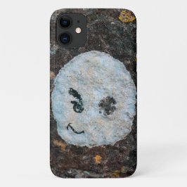 Capa Para iPhone 11 Rosto numa Parede