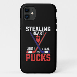 Capa Para iPhone 11 Roubando Coração Como Eu Roubo Disco de Hockey no