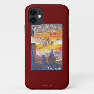Capa Para iPhone 11 Rouen, France - piloto e plano