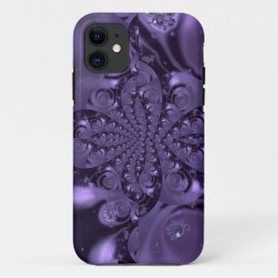 Capa Para iPhone 11 Roxo Líquido Roxo Elegante