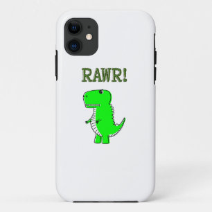 Capa Para iPhone 11 RRAWR T-Rex, giro e bonito
