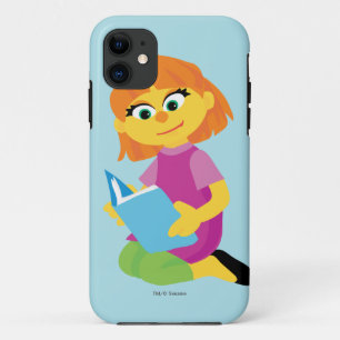 Capa Para iPhone 11 Rua Sésamo   Julia Lendo um Livro